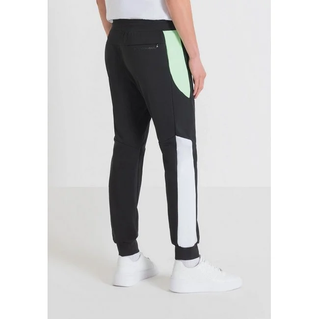 Pantalón Antony Morato Negro y Verde...