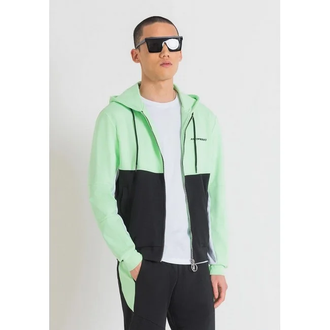 Sudadera Antony Morato Verde y Negra...