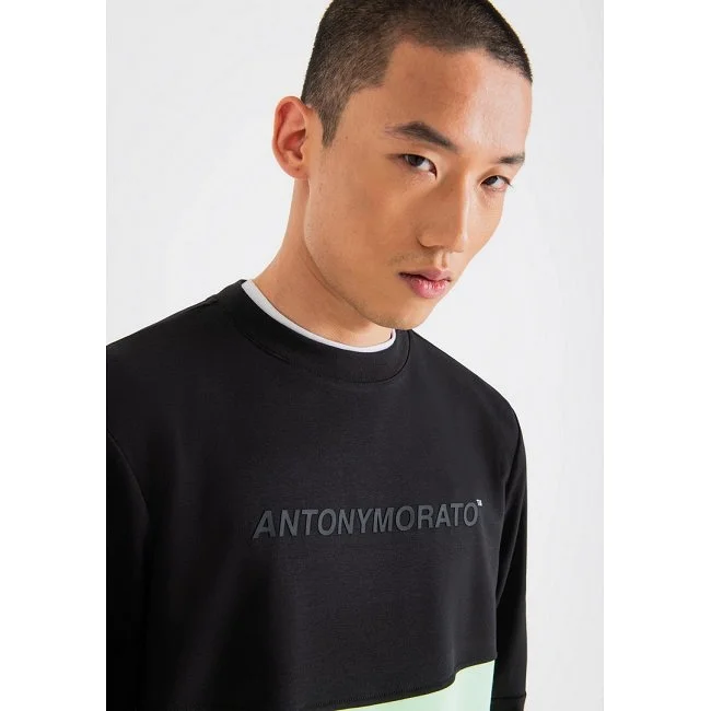 Sudadera Antony Morato Verde y Negra...