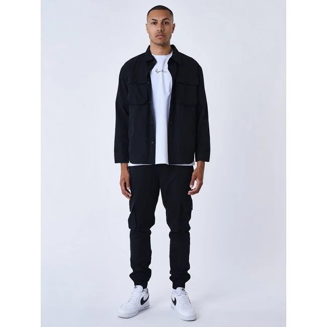 Camisa Project x Paris Negra Hombre