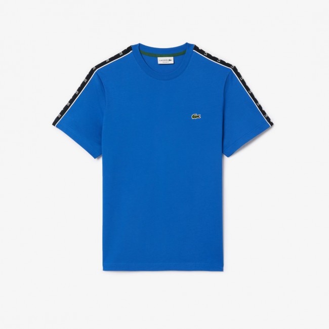 Camiseta Lacoste Azul Logo Pequeño