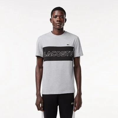 Camiseta Lacoste Hombre Gris 2