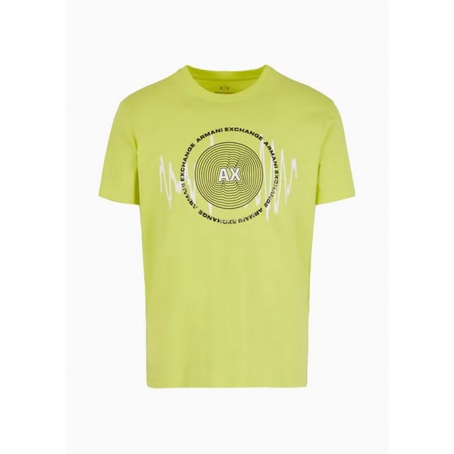Camiseta Armani Exchange Verde Logo...