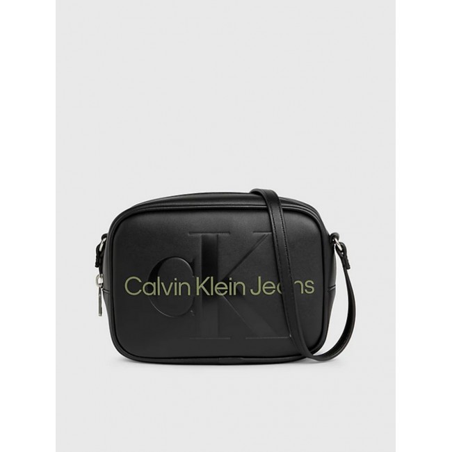 Bolso Calvin Klein Negro Logo Frontal