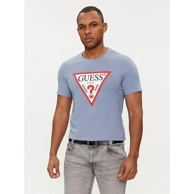 Camiseta Guess Hombre Azul