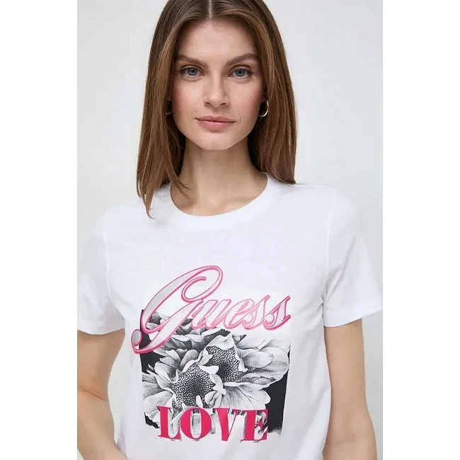 Camiseta Guess Blanca Mujer