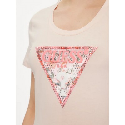 Camiseta Guess Rosa Logo... 2