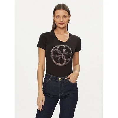 Camiseta Guess Negra Logo...