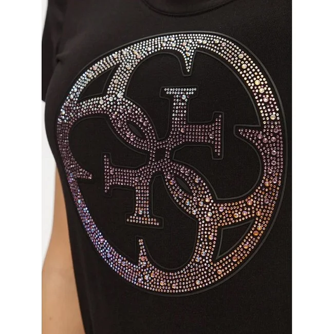 Camiseta Guess Negra Mujer