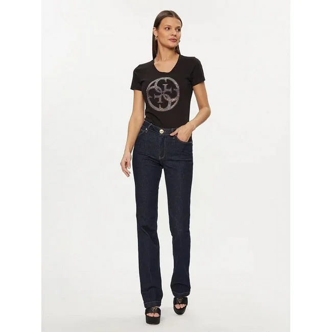 Camiseta Guess Negra Mujer