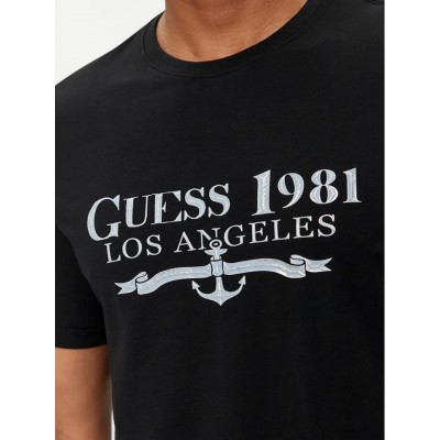 Camiseta Guess Hombre Negra 2