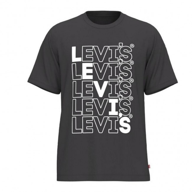 Camiseta Levi's Negra Multilogo