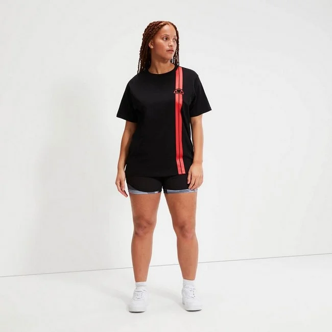 Camiseta Ellesse Negra y Roja Hombre
