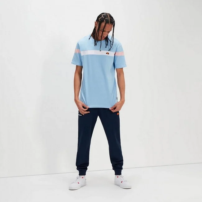 Camiseta Ellesse Azul y Blanca Hombre