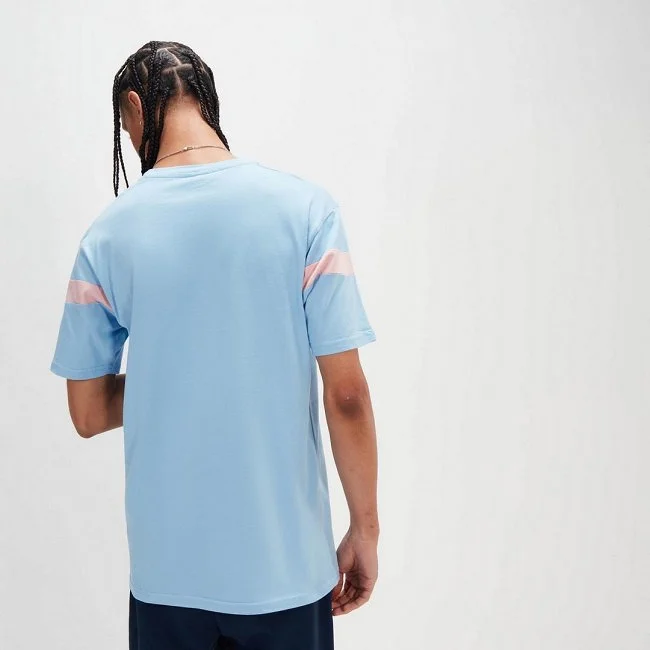 Camiseta Ellesse Azul y Blanca Hombre