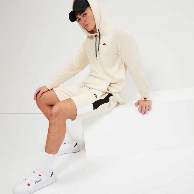 Pantalón Corto Ellesse Beige y Blanco...