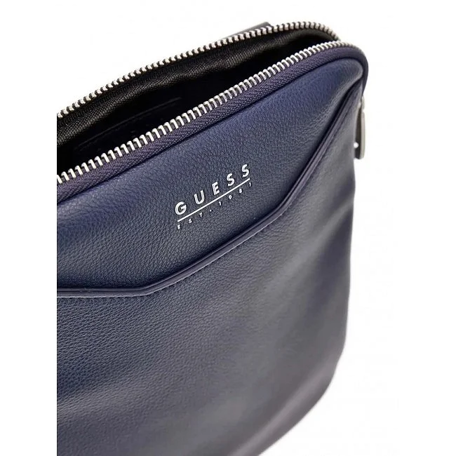 Bandolera Guess Azul Marino Hombre