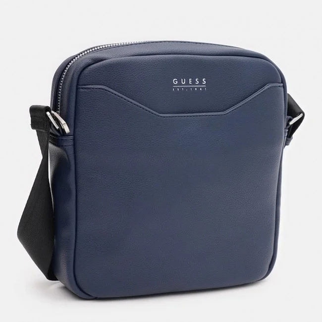 Bandolera Guess Azul Marino Hombre