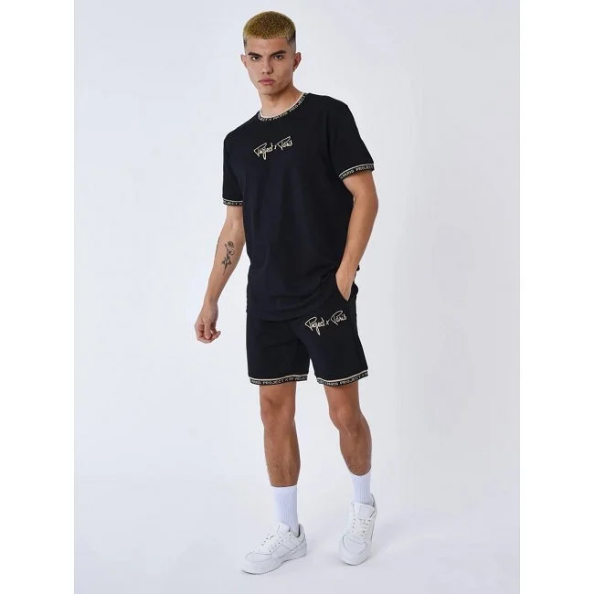 Camiseta Project x Paris Negra Hombre