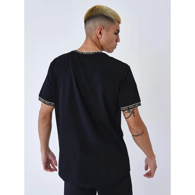 Camiseta Project x Paris Negra Hombre