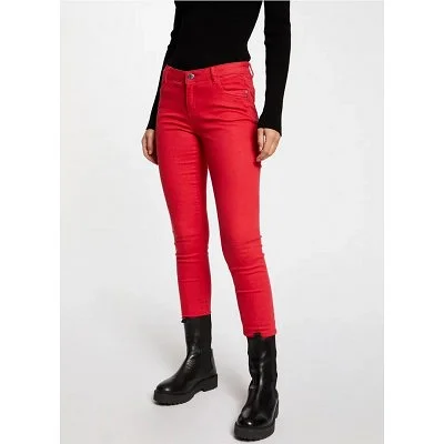 Pantalón Morgan Rojo Mujer