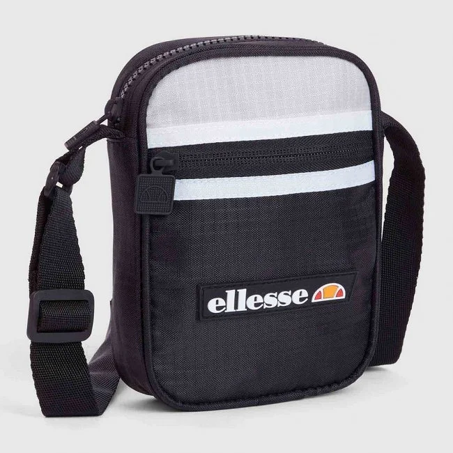 Bandolera Ellesse Negra y Blanca Hombre