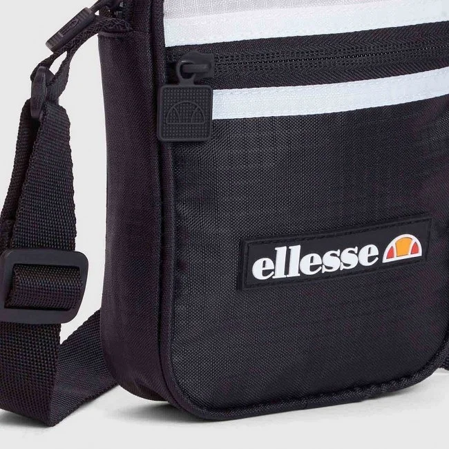 Bandolera Ellesse Negra y Blanca Hombre