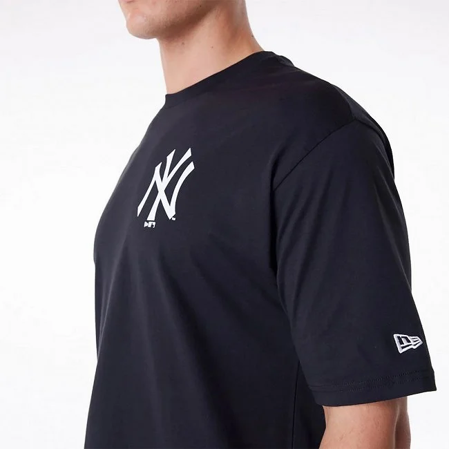 Camiseta New Era Negra Hombre