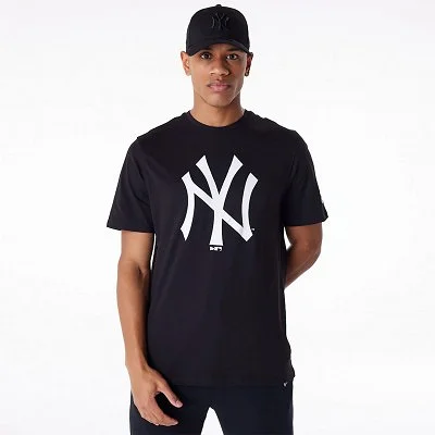 Camiseta New Era Negra Hombre