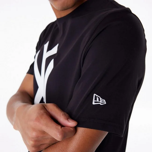 Camiseta New Era Negra Hombre