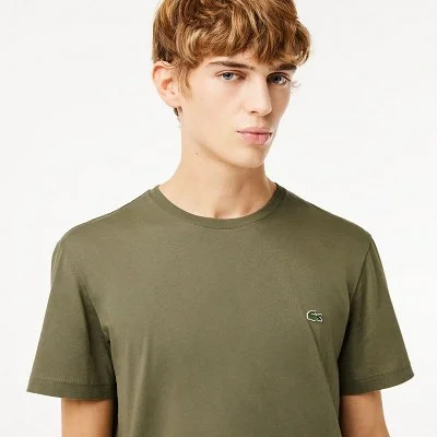 Camiseta Lacoste Hombre Kaki 2