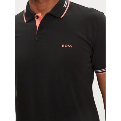 Polo Boss Hombre Negro 2