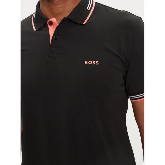 Polo Boss Hombre Negro