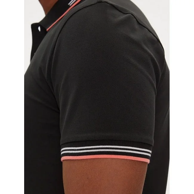 Polo Boss Hombre Negro