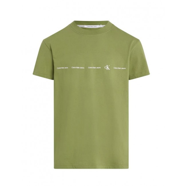 Camiseta Calvin Klein Verde Logo Frontal