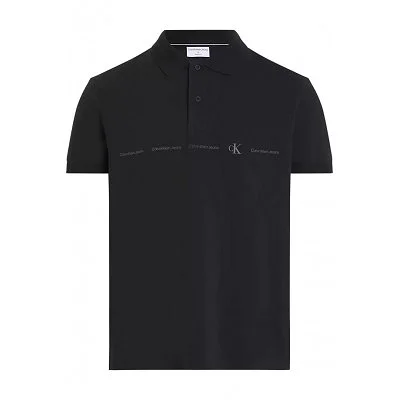 Polo Calvin Klein Hombre Negro