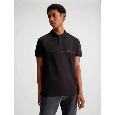Polo Calvin Klein Hombre Negro 2