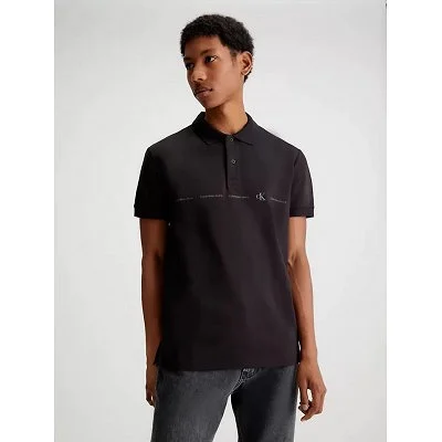 Polo Calvin Klein Hombre Negro 2