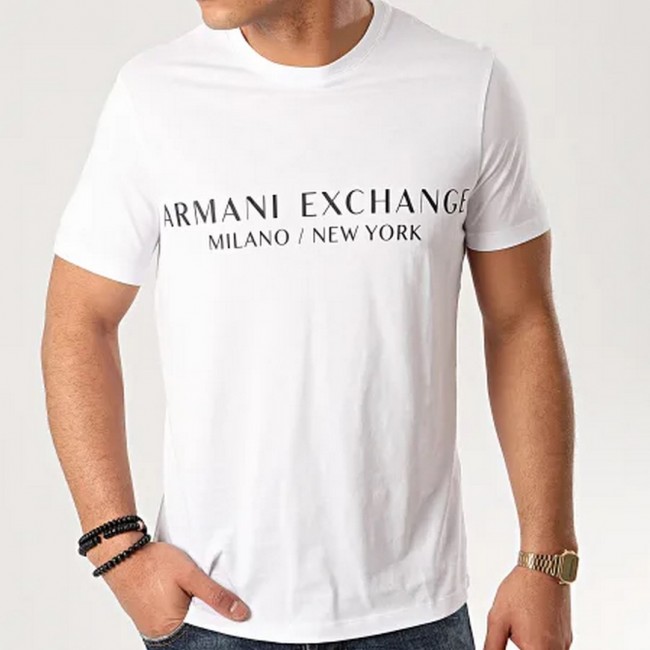 Camiseta Armani Exchange Blanca Logo...