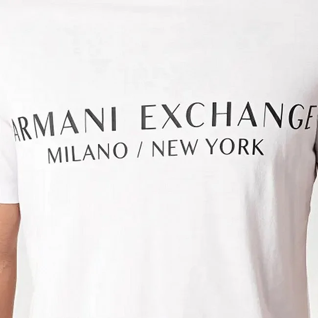 Camiseta Armani Exchange Blanca Hombre
