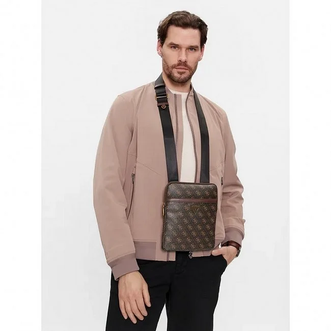 Bandolera Guess Marrón Hombre