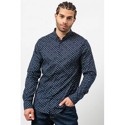 Camisa Armani Exchange Azul...