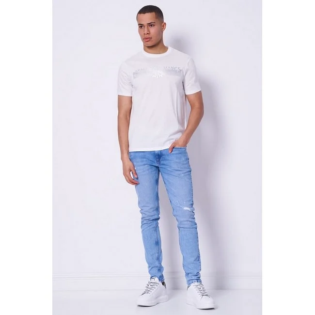 Camiseta Armani Exchange Blanca Hombre