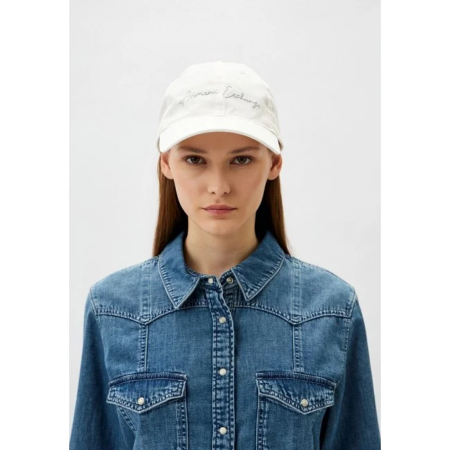 Gorra Armani Exchange Blanca Hombre