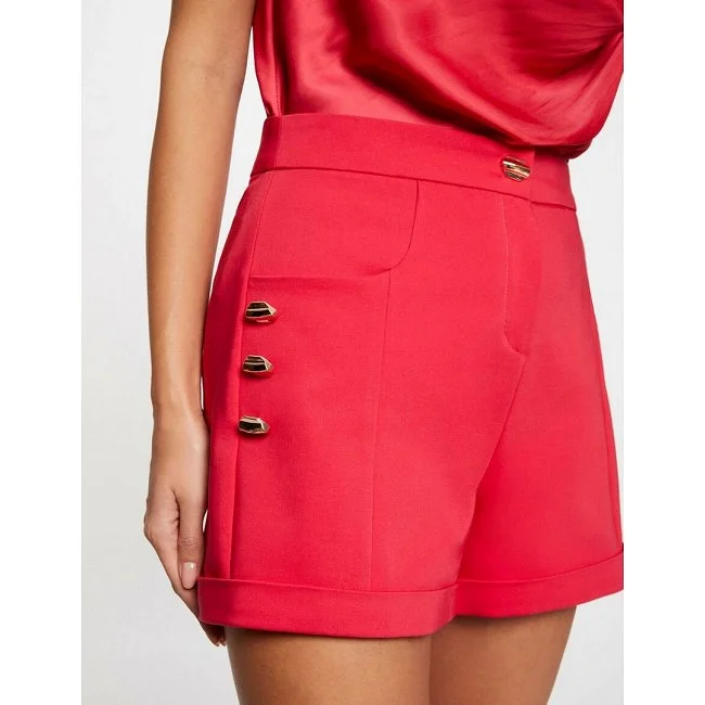 Pantalón Corto Morgan Rojo Mujer