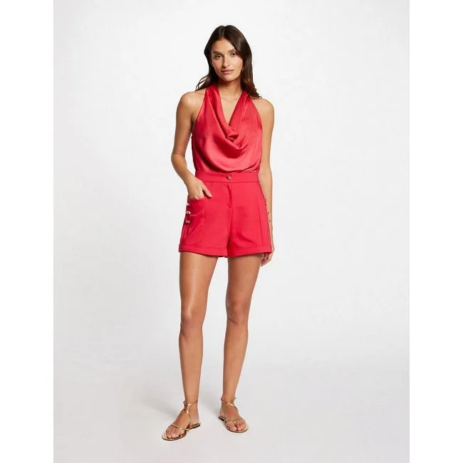 Pantalón Corto Morgan Rojo Mujer