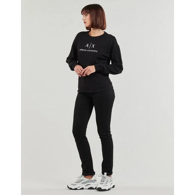 Sudadera Armani Exchange Negra Mujer