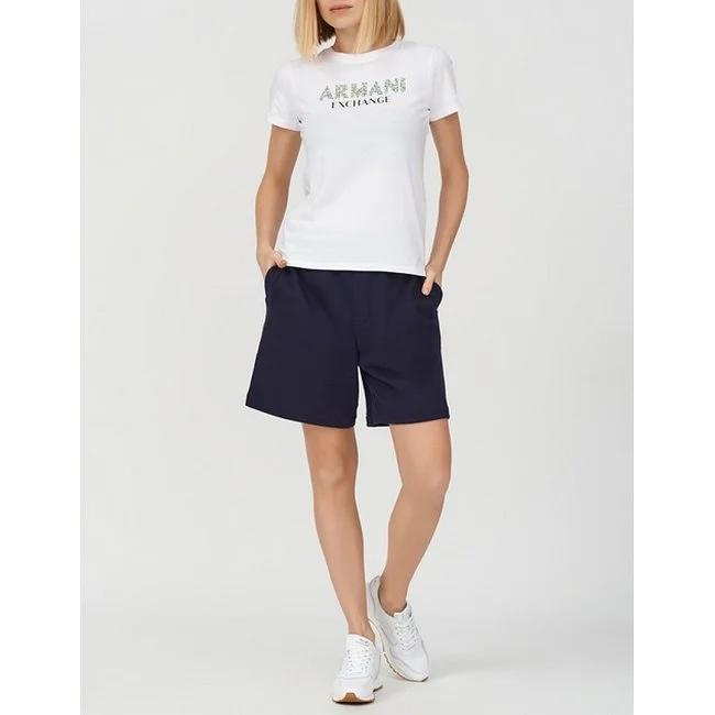 Camiseta Armani Exchange Blanca Mujer