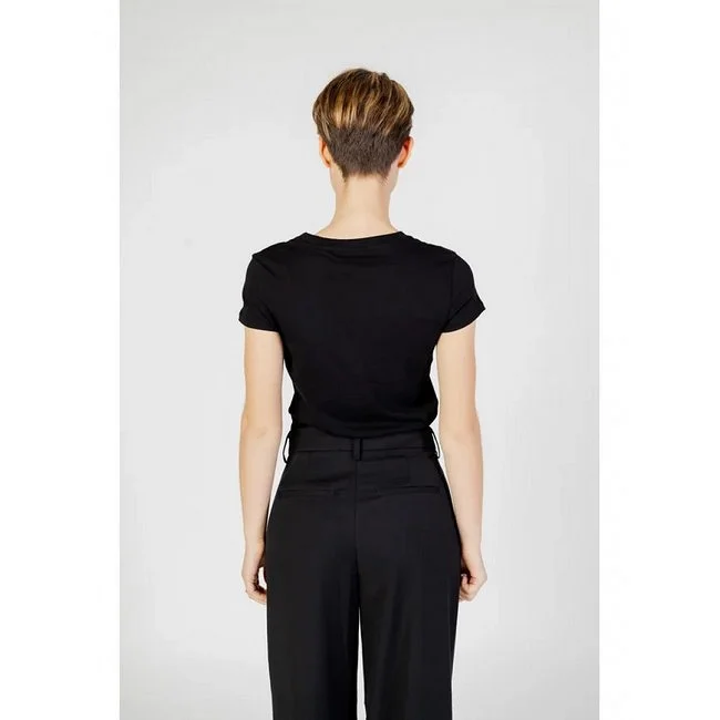 Camiseta Armani Exchange Negra Mujer