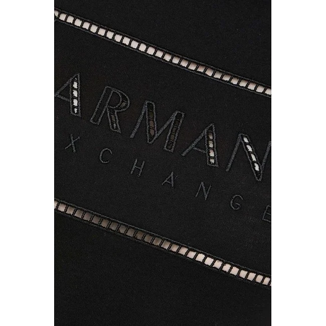 Camiseta Armani Exchange Negra Mujer